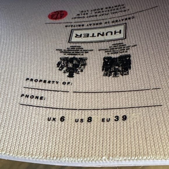 Hunter Women's Lilac Purple Waterproof Short Rain Boots - Picture 7 of 11